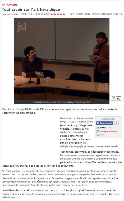 Conf?rence de Nicolas Vernot