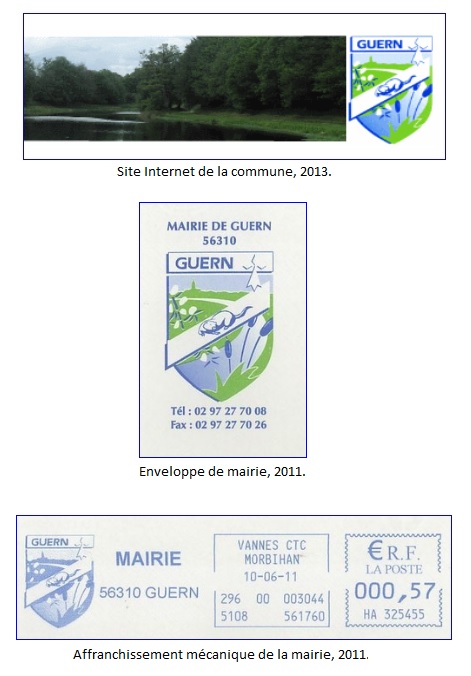 pseudo-blason de GUERN  (GWERN)